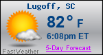 Weather Forecast for Lugoff, SC