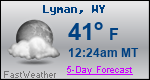 Weather Forecast for Lyman, WY