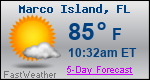 Weather Forecast for Marco Island, FL