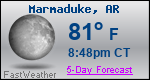 Weather Forecast for Marmaduke, AR