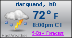 Weather Forecast for Marquand, MO