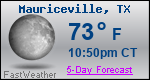 Weather Forecast for Mauriceville, TX