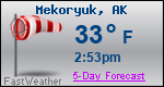 Weather Forecast for Mekoryuk, AK