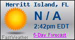 Weather Forecast for Merritt Island, FL