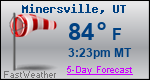 Weather Forecast for Minersville, UT