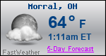 Weather Forecast for Morral, OH