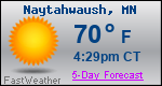 Weather Forecast for Naytahwaush, MN