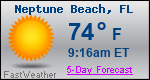 Weather Forecast for Neptune Beach, FL