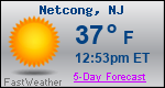 Weather Forecast for Netcong, NJ