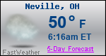 Weather Forecast for Neville, OH