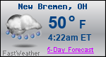Weather Forecast for New Bremen, OH