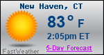 Weather Forecast for New Haven, CT