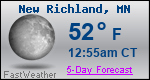 Weather Forecast for New Richland, MN