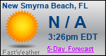 Weather Forecast for New Smyrna Beach, FL
