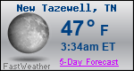 Weather Forecast for New Tazewell, TN