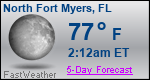 Weather Forecast for North Fort Myers, FL