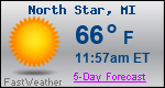Weather Forecast for North Star, MI