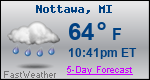Weather Forecast for Nottawa, MI