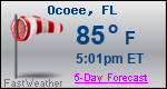 Weather Forecast for Ocoee, FL