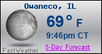 Weather Forecast for Owaneco, IL