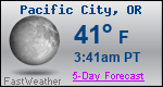 Weather Forecast for Pacific City, OR