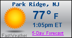 Weather Forecast for Park Ridge, NJ