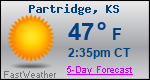 Weather Forecast for Partridge, KS