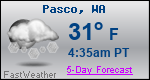 Weather Forecast for Pasco, WA