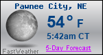 Weather Forecast for Pawnee City, NE