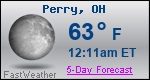 Weather Forecast for Perry, OH