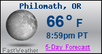 Weather Forecast for Philomath, OR