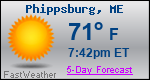 Weather Forecast for Phippsburg, ME
