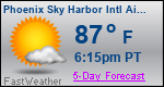 Weather Forecast for Phoenix Sky Harbor International Airport, AZ