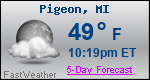 Weather Forecast for Pigeon, MI