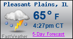 Weather Forecast for Pleasant Plains, IL