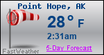 Weather Forecast for Point Hope, AK