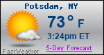 Weather Forecast for Potsdam, NY