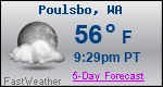 Weather Forecast for Poulsbo, WA