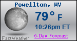 Weather Forecast for Powellton, WV