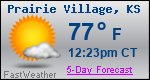 Weather Forecast for Prairie Village, KS