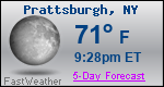Weather Forecast for Prattsburgh, NY