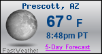 Weather Forecast for Prescott, AZ