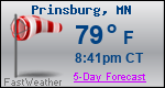 Weather Forecast for Prinsburg, MN