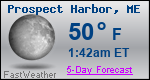 Weather Forecast for Prospect Harbor, ME
