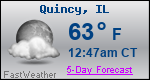 Weather Forecast for Quincy, IL