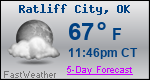 Weather Forecast for Ratliff City, OK