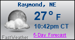 Weather Forecast for Raymond, NE