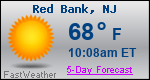 Weather Forecast for Red Bank, NJ