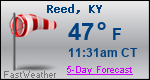 Weather Forecast for Reed, KY