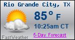 Weather Forecast for Rio Grande City, TX